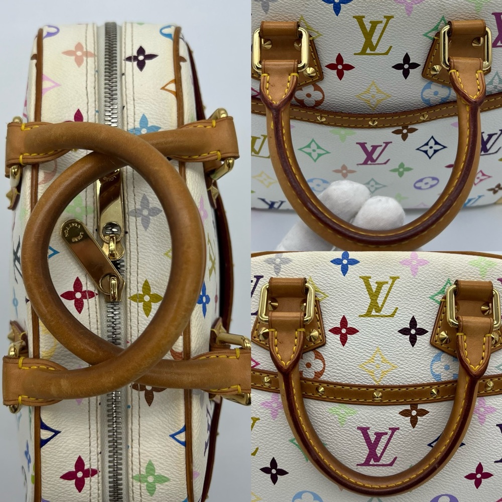 âSOLDâLouis Vuitton multicolor Trouville in white - Picture 11 of 15